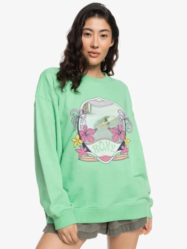 ROXY Take Your Place - bluza damska ROZMIAR. L Jasnozielony
