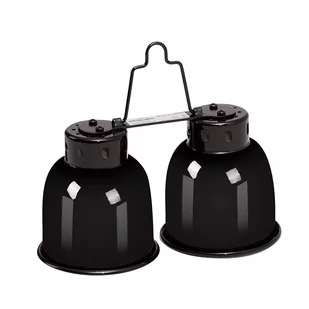 Repti-Zoo Podwójna Lampa na żarówki 2 x 40W RZ Oprawa MINI Dual DRL02 - Akcesoria do terrarium - miniaturka - grafika 1