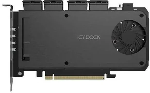 IcyDock Adapter 4 x M.2 NVMe SSD Mobile Rack Adapter Card fo MB204MP-B - Obudowy i kieszenie na dyski twarde - miniaturka - grafika 1