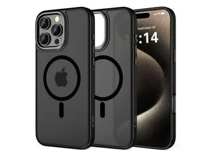 Tech-Protect Magedge Magsafe do iPhone 16 Pro Matte Black/Gunmetal - Etui i futerały do telefonów - miniaturka - grafika 2