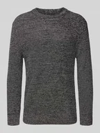 Swetry męskie - Sweter z dzianiny o kroju relaxed fit z mieszanki bawełny - miniaturka - grafika 1