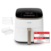 Frytkownice - Cosori CAF-DC602-WEUR Turbo Blaze Chef Biały - miniaturka - grafika 1