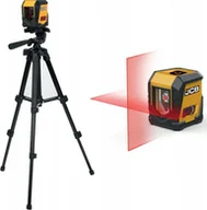Poziomice laserowe - JCB JCB LASER KRZYŻOWY CZERWONA WIĄZKA 10m - miniaturka - grafika 1