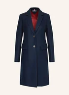 Płaszcze damskie - Tommy Hilfiger Płaszcz Wełniany blau - miniaturka - grafika 1