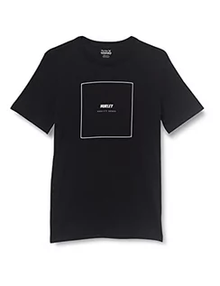 Koszulki dla chłopców - Hurley Hurley T-shirt chłopięcy Hrlb Box Tee szary czarny 14 Jahre 984723 - grafika 1