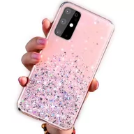 Pozostałe akcesoria do telefonów - Etui IPHONE 14 PRO Brokat Cekiny Glue Glitter Case różowe - miniaturka - grafika 1