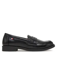 Buty dla chłopców - Półbuty Tommy Hilfiger T3B4-33173-1355 M Czarny - miniaturka - grafika 1