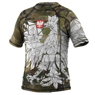 Kimona, stroje i obuwie - Rashguard dla dzieci do MMA z krótkim rękawem EXTREME HOBBY POLSKA CAMO - miniaturka - grafika 1