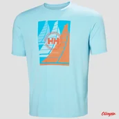 Koszulki męskie - Koszulka męska Helly Hansen Hp Race Graphic - Light - miniaturka - grafika 1