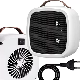 Grzejnik elektryczny farelka termowentylator mini 500W nagrzewnica ogrzewacz biurkowy do kontaktu Alogy biały - Pozostałe akcesoria do telefonów - miniaturka - grafika 1