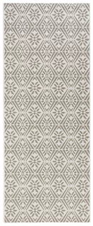 Dywany - Zala Living Bieżnik kuchenny bieżnik tkanina płaska Creation beżowa kremowa 80 x 200 cm 102800-80x200 - grafika 1