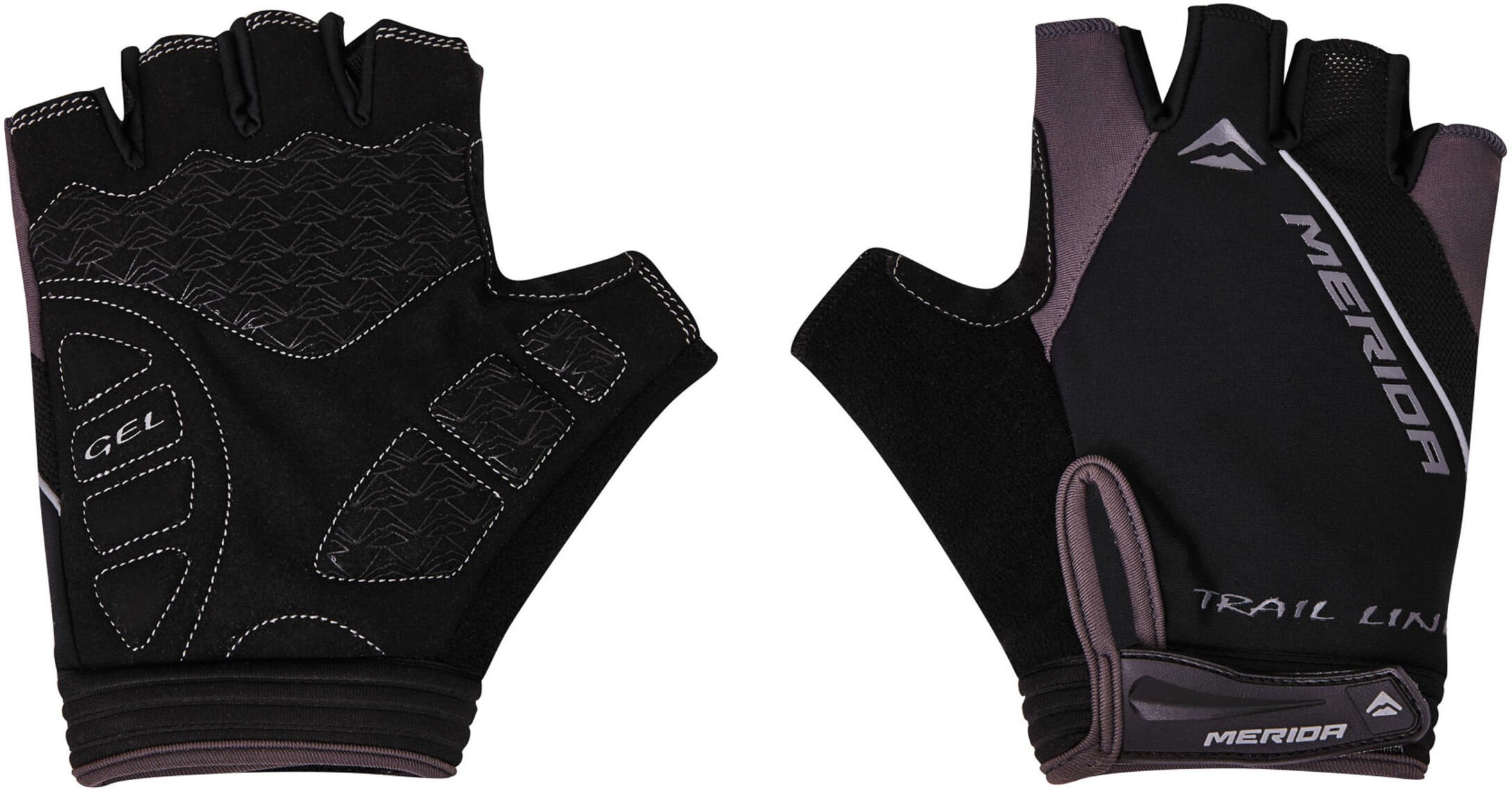 Merida RĘKAWICZKI TRAIL LINE krótki palec Rozmiar: M, Wybierz kolor: Black Grey