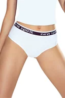 Komplety bielizny - Brazyliany Damskie Z Ozdobną Gumą Aurelia Białe  Xl - miniaturka - grafika 1