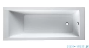Schedpol Schedline Milos Set wanna prostokątna z nośnikiem styropianowym 160x70 cm 3WSP.MS1P-16070 - Wanny - miniaturka - grafika 1