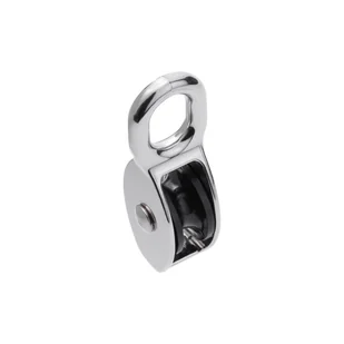 Standers Bloczek cynk nylon z uchem 25 mm do liny 6 mm 50 kg - Haki, szakle i karabinki - miniaturka - grafika 1