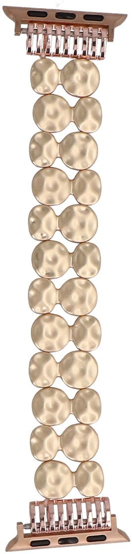 GlacierX bransoleta do smartwatcha Molten Drops Stretch Bracelet Gold Gleam do Apple Watch 38/40/41mm Złota