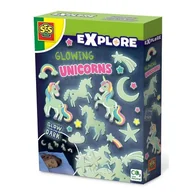 Zabawki kreatywne - SES Creative, Explore Świecące w nocy jednorożce - miniaturka - grafika 1