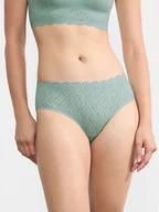 Majtki damskie - Sloggi Figi klasyczne Zero Feel Bliss 10219689 Zielony - miniaturka - grafika 1