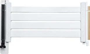 Phanteks PHANTEKS PCI-E 4.0 x16 riser ribbon cable, 90 degrees, 22 cm - white - Akcesoria do komputerów stacjonarnych - miniaturka - grafika 1