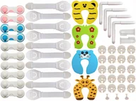 Zabezpieczenia dla dzieci - KOMPLET ZESTAW ZABEZPIECZEŃ DLA DZIECKA NIEMOWLE - miniaturka - grafika 1