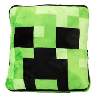Kołdry i poduszki dla dzieci - Minecraft Creeper poduszka-koc 2w1 150×120 cm - miniaturka - grafika 1