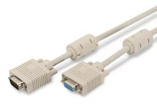 Assmann Kabel do monitora 2xferryt1.8 m beżowy (AK-310203-018-E) - Kable komputerowe i do monitorów - miniaturka - grafika 1
