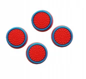 Akcesoria do Xbox - Gumki Nakładki na analog PS3 PS4 PS5 XBOX - kolory CZERWONY, NIEBIESKI - 4x - miniaturka - grafika 1