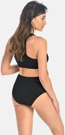 Bielizna ciążowa - Majtki ciążowe bawełniane figi maxi Iris czarne Czarny 4XL - miniaturka - grafika 1