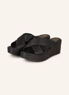 Unisa Klapki Kemp schwarz - Klapki i japonki damskie - miniaturka - grafika 1