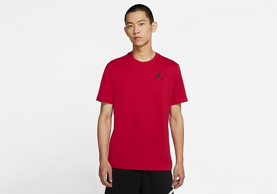 Nike Air Jordan Jumpman Crew Tee Gym Red