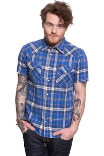 Lee Ss Western Summer Blue L640Dknj-M - Koszule męskie - miniaturka - grafika 1