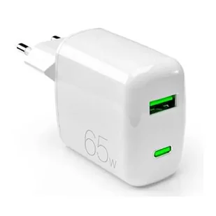 Puro MiniPro GaN USB-C USB 65W PD (biały) - Ładowarki do telefonów - miniaturka - grafika 1