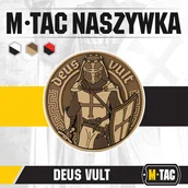 Odzież taktyczna i umundurowanie - M-Tac - Naszywka 3D PVC Deus Vult - Coyote - 51116005 - miniaturka - grafika 1