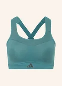 Biustonosze - Adidas Biustonosz Sportowy Tlrd Impact Training Z Siateczką gruen - adidas - miniaturka - grafika 1