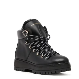 Tommy Hilfiger Skórzane botki - Botki damskie - miniaturka - grafika 1