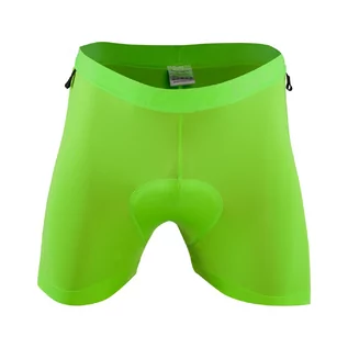 Spodnie rowerowe - Męskie bokserki kolarskie Silvini Bottoms Inner Pro MP1212 green - L - grafika 1