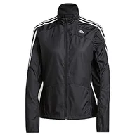 Kurtki damskie - Adidas Kurtka do biegania Marathon 3-Stripes GK6062 Czarny Regular Fit - miniaturka - grafika 1