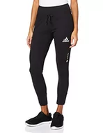 Spodnie damskie - Adidas Damskie spodnie damskie pod spodnie czarny royblu/royblu 34 Lang FL7139 - miniaturka - grafika 1