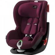 Foteliki samochodowe - Britax Romer KING II LS 9-18 kg Black Series Burgundy Red - miniaturka - grafika 1