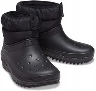 Śniegowce damskie - Damskie Ocieplane Śniegowce Buty Zimowe Crocs 36,5 - miniaturka - grafika 1