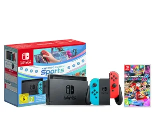 Nintendo Switch Joy-Con v2 Czerwono-niebieski Sports Set + Mario Kart 8 Deluxe + Nintendo Online 365dni - Konsole Nintendo - miniaturka - grafika 1