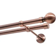 Karnisze - Karnisz DECASTYL Modern podwójny 160 cm Miedziany - miniaturka - grafika 1