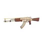 Puzzle - Puzzle drewniane 3D Karabin AK-47 - miniaturka - grafika 1
