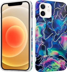 Maxximus MX MARBLE IPHONE 13 NAVY / GRANATOWY - Etui i futerały do telefonów - miniaturka - grafika 1
