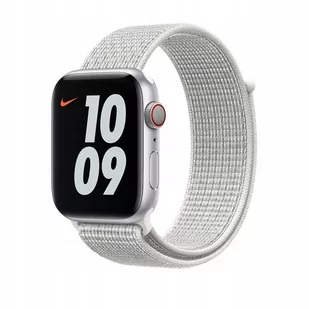 Pasek do Apple Watch Nike Sport Tkanina Nylon 42/44 mm Biały - Akcesoria do smartwatchy - miniaturka - grafika 1