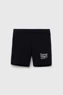 Spodnie i spodenki dla chłopców - Tommy Hilfiger szorty dziecięce kolor granatowy regulowana talia - miniaturka - grafika 1