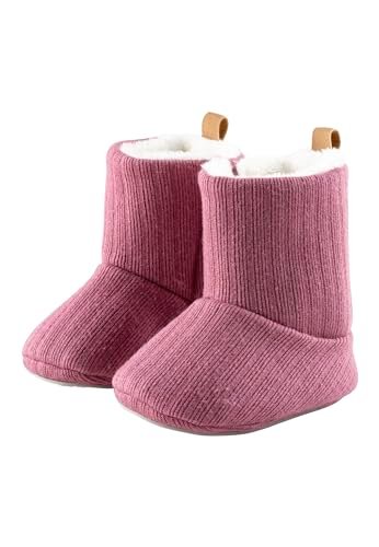 Sterntaler Babystiefel Strickoptik, dziecięce buty dziecięce z dzianiny, perłowy różowy, 18 EU, Perłowy róż, 18 EU