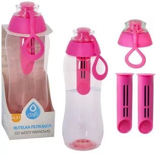 Butelka Filtrująca Dafi Soft 0,3L+3 Filtry Różowa Flamingowa - Butelki filtrujące - miniaturka - grafika 1