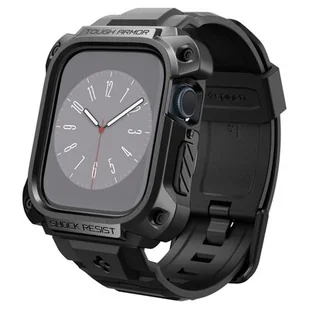 Spigen Etui z paskiem Tough Armor Pro do Apple Watch 8/7 45mm, czarne - Akcesoria do smartwatchy - miniaturka - grafika 1
