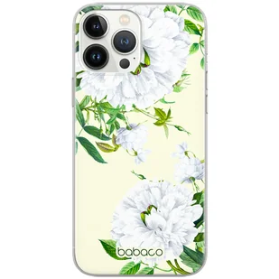 Etui do Apple IPHONE 5/5S/SE Kwiaty 047 Babaco Nadruk pełny Zielony - Etui i futerały do telefonów - miniaturka - grafika 1